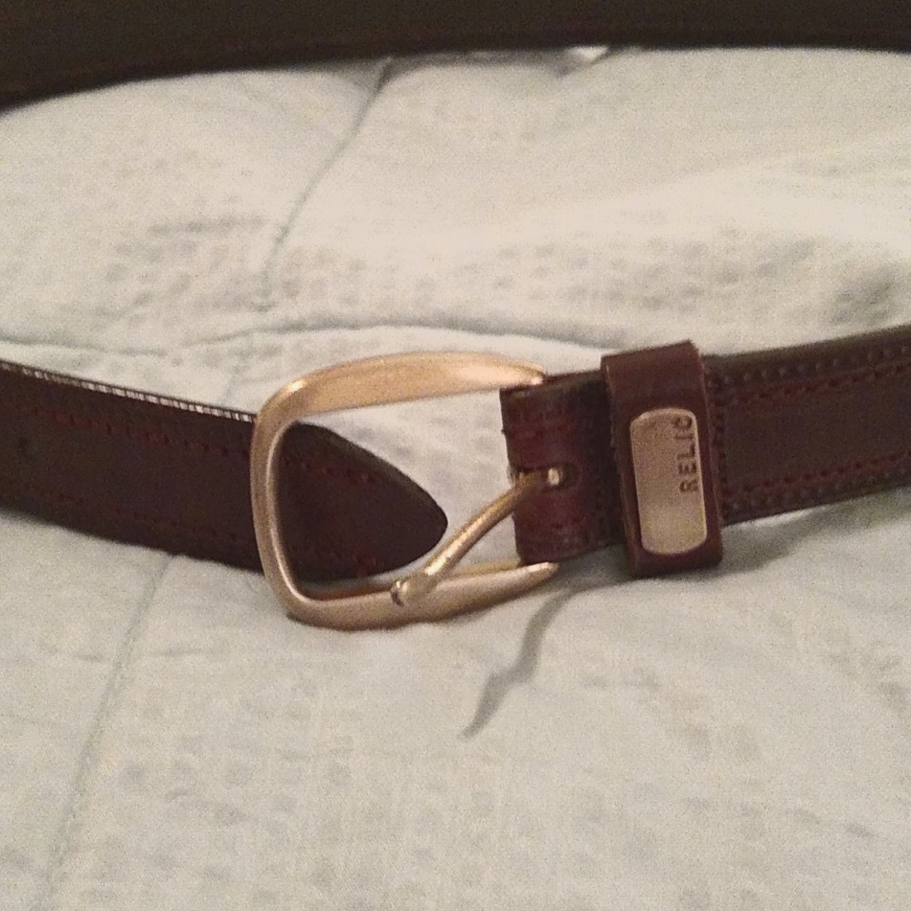 Relic Brown Genuine Leather Belt